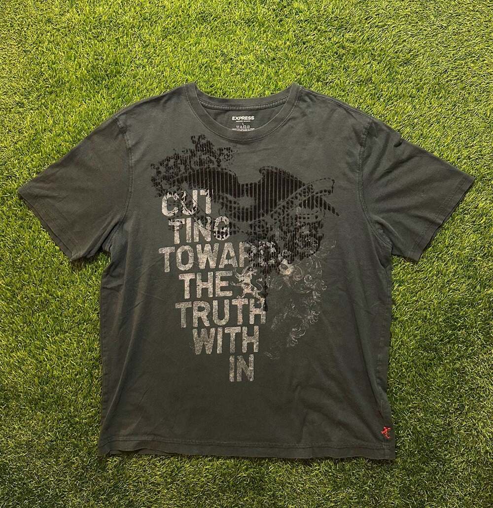 Y2K Express Cutting Toward The Truth Within Graphic T-Shirt